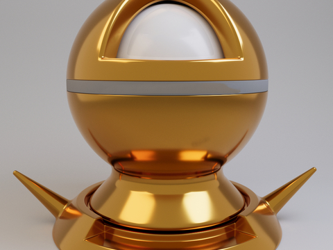 Bright Gold Metal 2025CR
