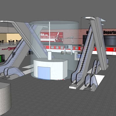 Free modern subway station