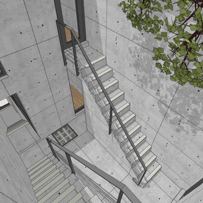 Modern Stairwell Free