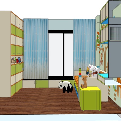 Modern kids Bedroom free