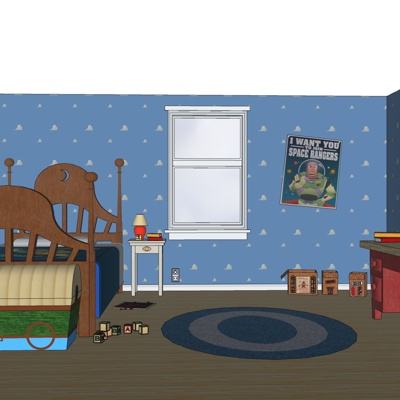 Nordic kids Bedroom free