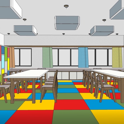 Modern Kindergarten Classroom Free