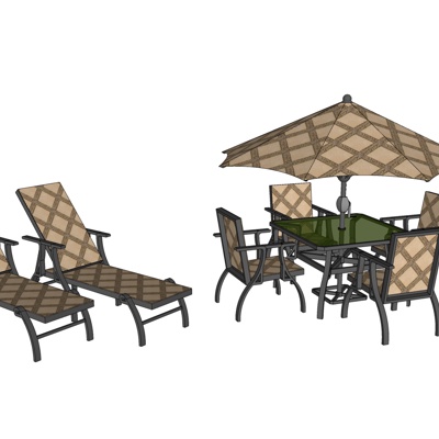 Modern outdoor leisure tables and chairs free