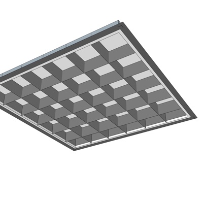 Modern office grille light free