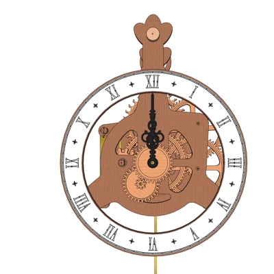 European Round Clock Free
