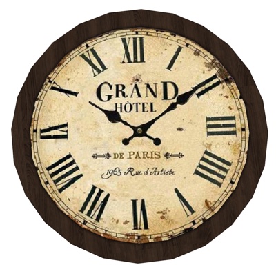 European Round Clock Free