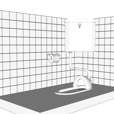 Modern squat toilet free