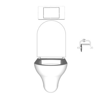 Modern Ceramic Toilet Free