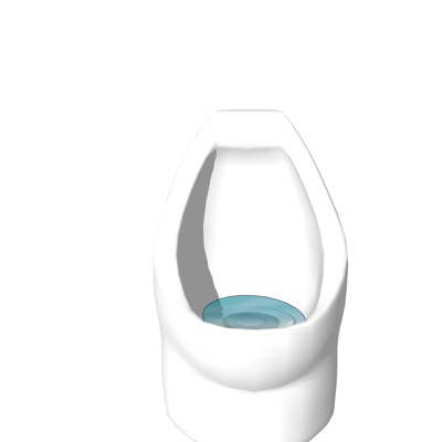 Modern men's urinal free