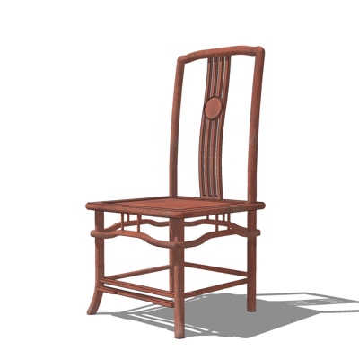 Neo-Chinese Style solid wood Chair free
