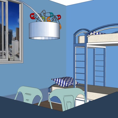 Modern kids Bedroom free