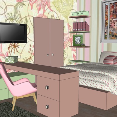 Modern kids Bedroom free