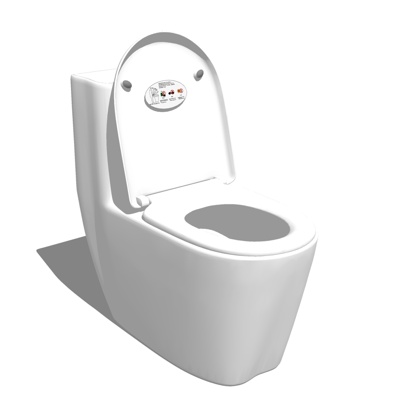 Modern All-in-One Toilet Free