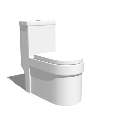 Modern All-in-One Toilet Free