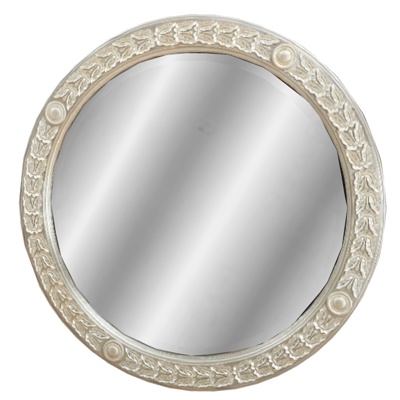 European round mirror free
