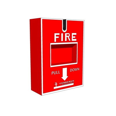 Modern fire alarm button free