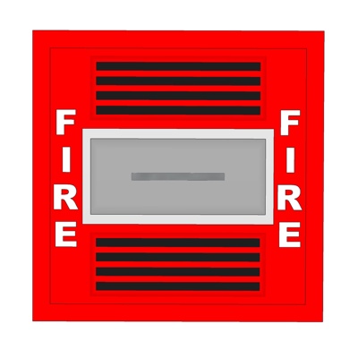 Modern fire alarm button free