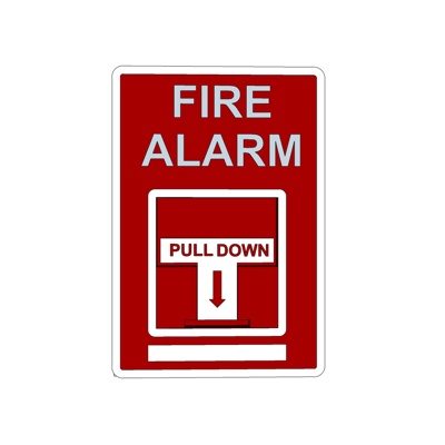 Modern fire alarm button free