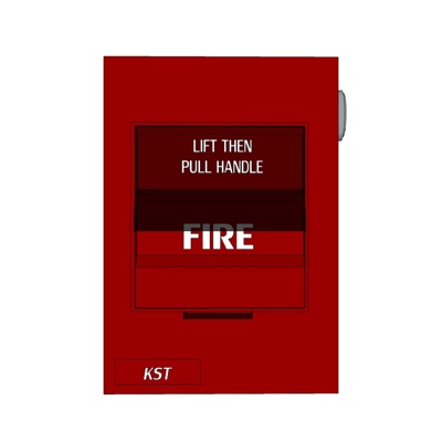 Modern fire alarm button free