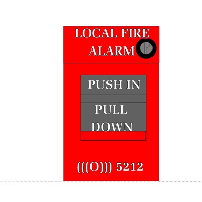 Modern fire alarm button free