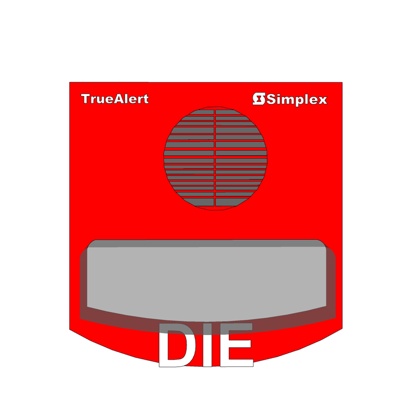 Modern fire alarm button free