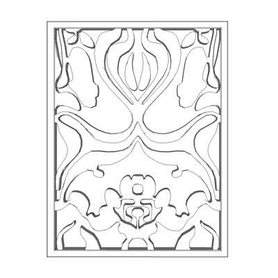 European-style gypsum carved Panels free