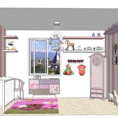 Modern kids Bedroom free