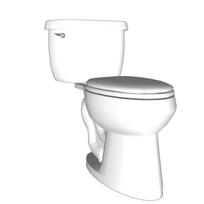 Modern toilet free