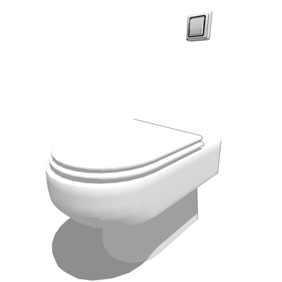 Modern flush toilet free