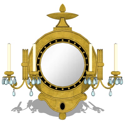 European Candlestick Lamp Free