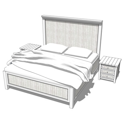 American double bed free of charge