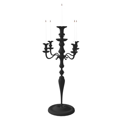 European Candlestick Lamp Free