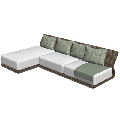 New Chinese Multiplayer Sofa Free