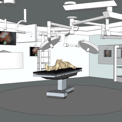 Modern hospital operating room free