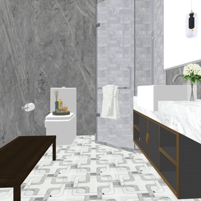 Modern minimalist bathroom free