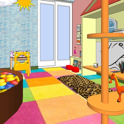 Modern kids Bedroom free