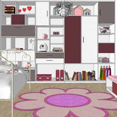 Modern minimalist girl room free