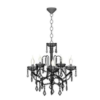 European-style metal candle holder chandelier free