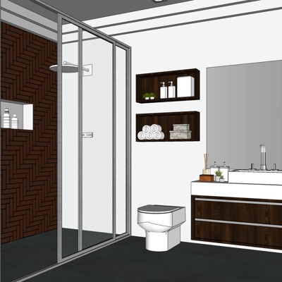 Modern minimalist bathroom free