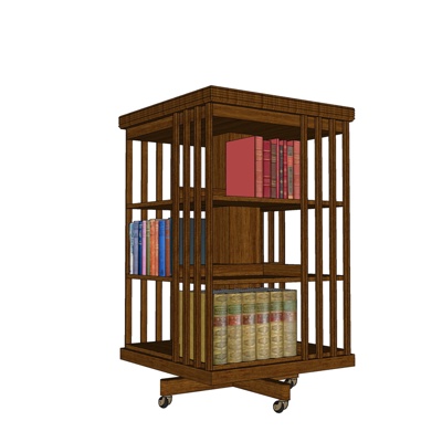 Modern Solid Wood Bookshelf Free