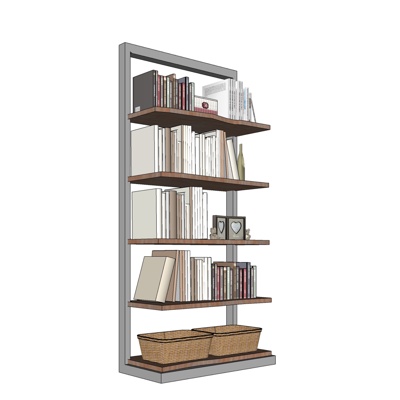 Modern Solid Wood Bookshelf Free