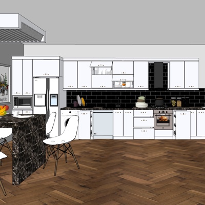 Free modern kitchen