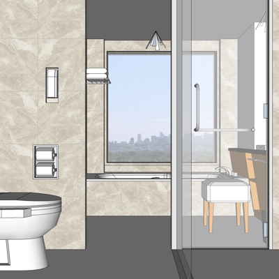 Modern minimalist bathroom free