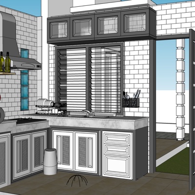 Free modern kitchen