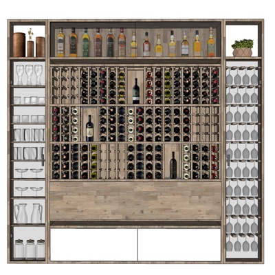 Modern solid wood wine cooler free