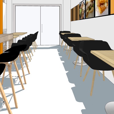 Modern Fast Food Restaurant Free