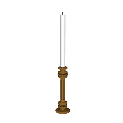 Modern Metal Candlestick Lamp Free