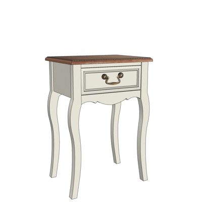 Jane European solid wood bedside table free