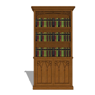 Modern Solid Wood Bookcase Free