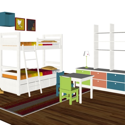 Modern kids Bedroom free